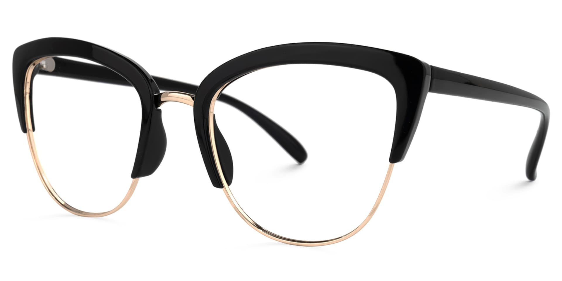 Randisha Cateye Black Glasses | Zeelool Glasses1