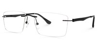 Hairston Square Black Glasses1