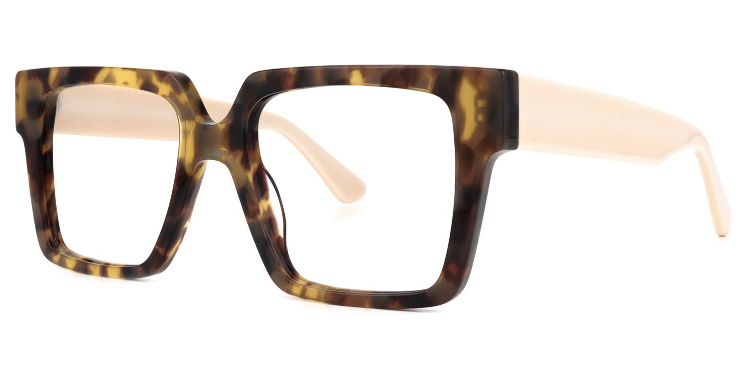 Wilmarie Square Tortoise Glasses | Zeelool Glasses1