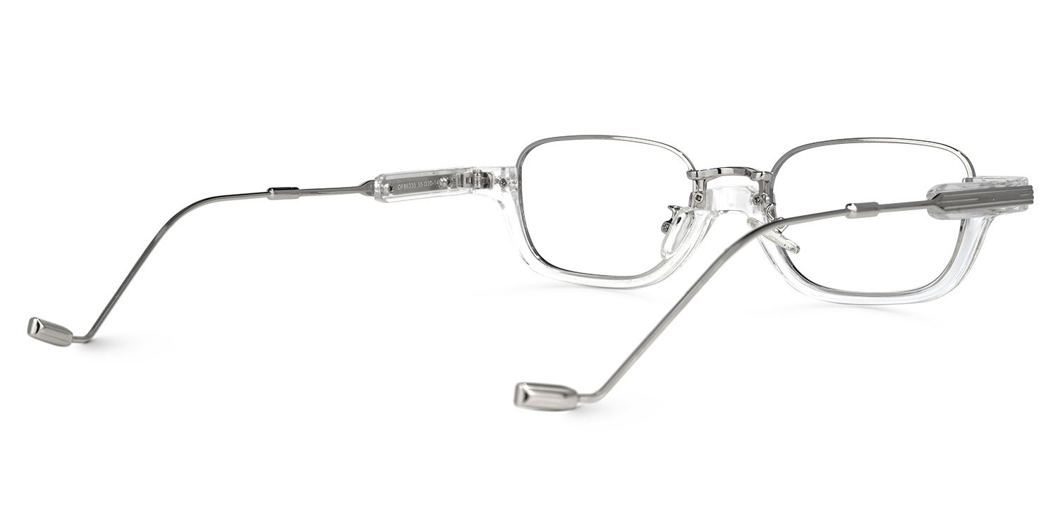 Coloow Rectangle Clear Glasses | Zeelool Glasses3