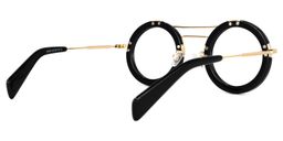 Martis Black Round Glasses3