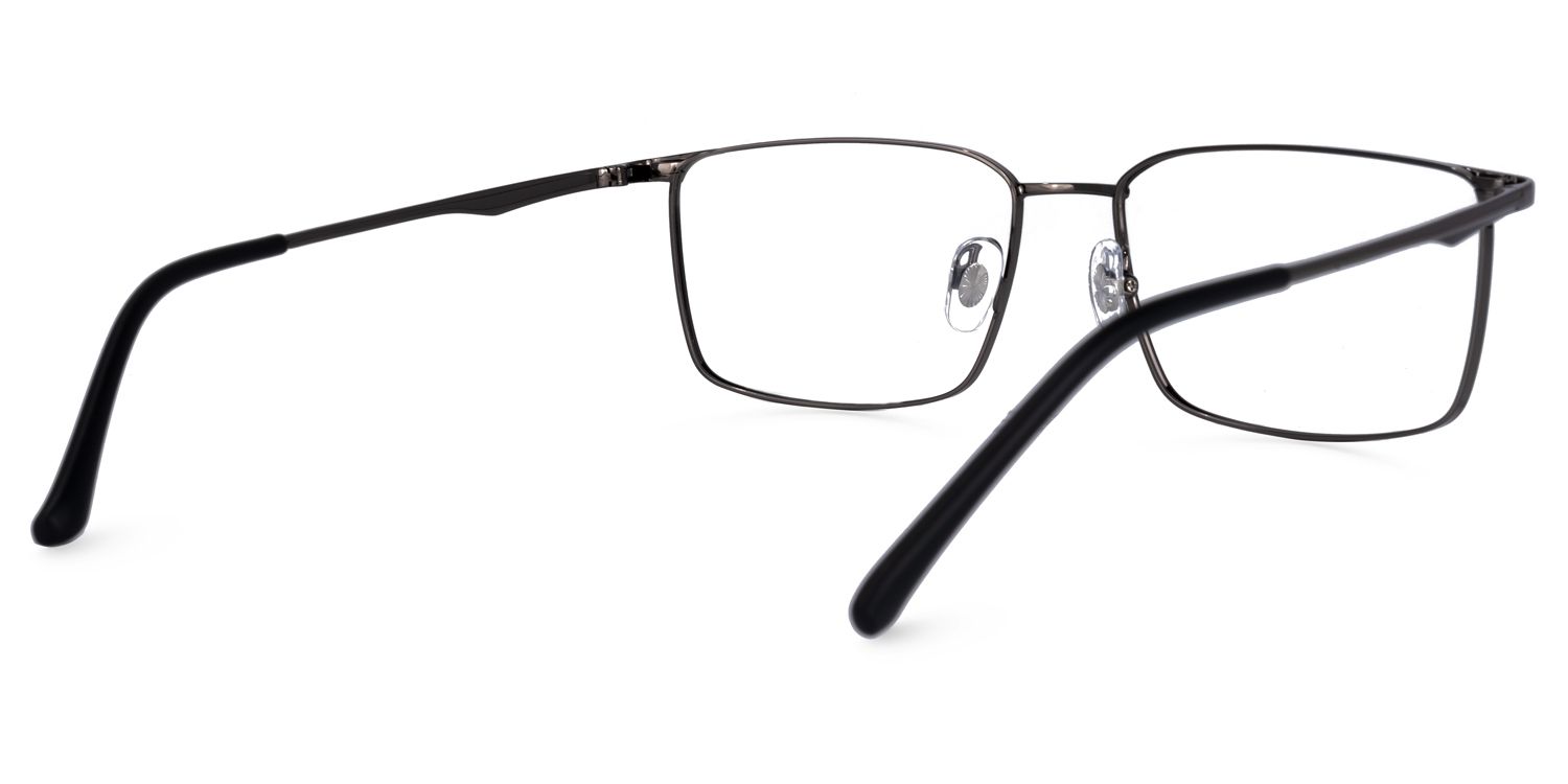 Tyrone Rectangle Tarnish Glasses | Zeelool Glasses3