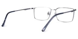 Tyrone Rectangle Silver Glasses3