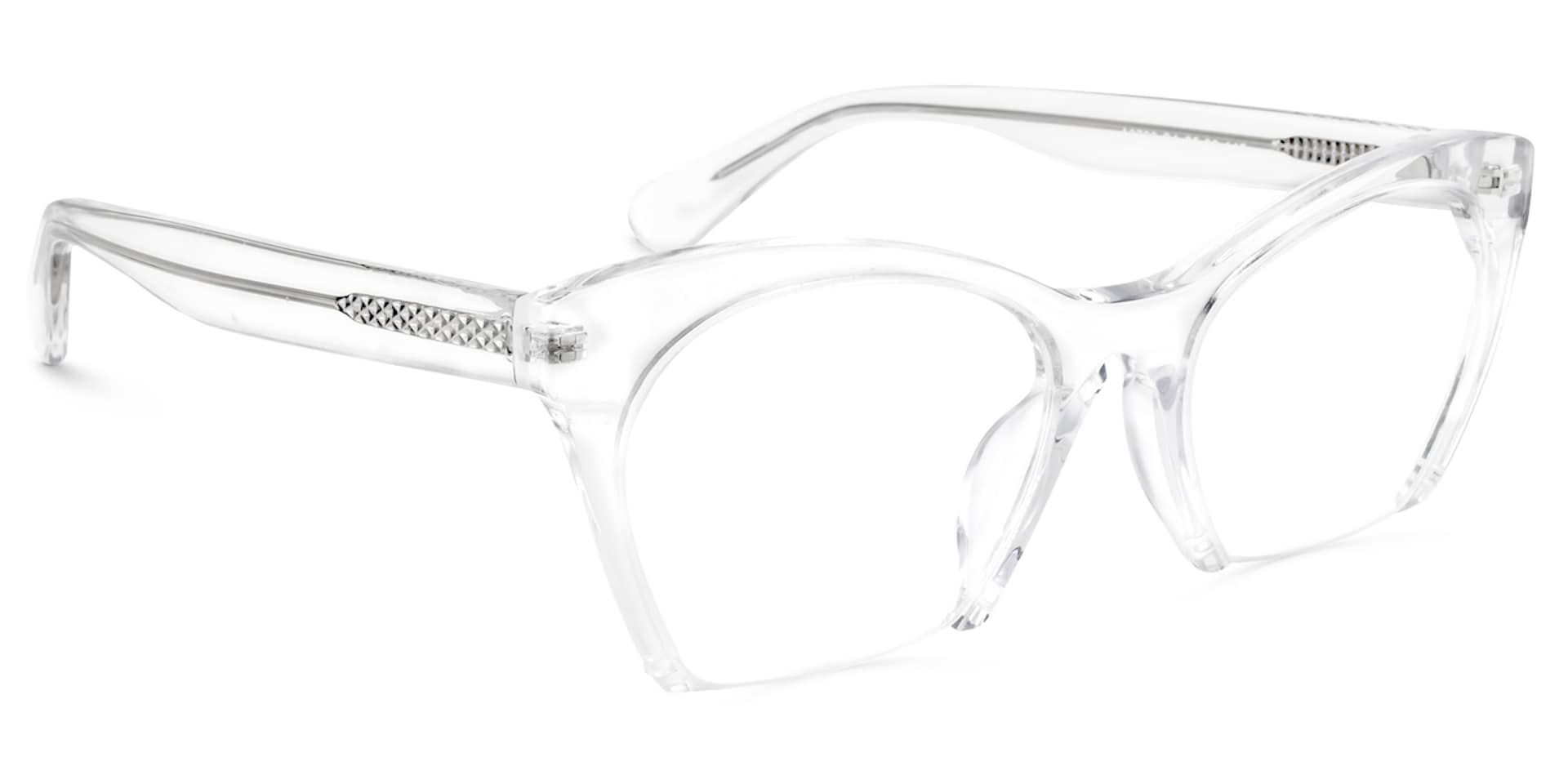 Cat Eye Crystal Glasses | Zeelool Optical2