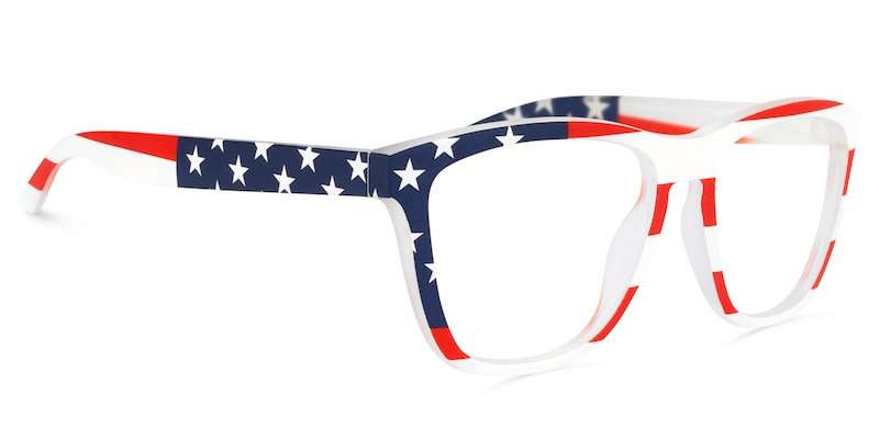 Dyer Square USA Flag Glasses | Zeelool Glasses2