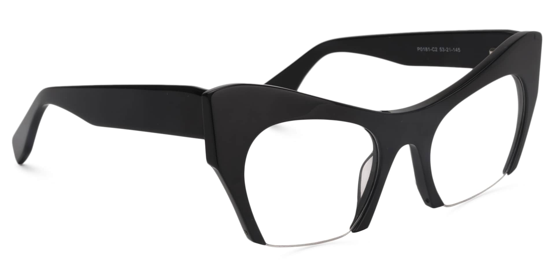 Cat Eye Black Glasses | Zeelool Glasses1