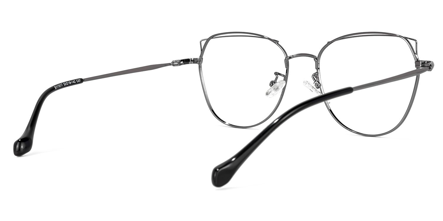 Denson Cateye Black Glasses | Zeelool Glasses3