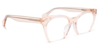 Christine Cat Eye Orange Glasses1