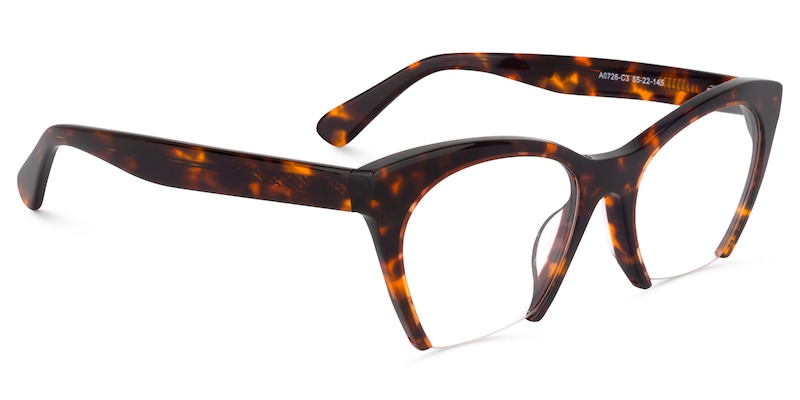 Christine Cat Eye Tortoise Glasses | Zeelool Glasses2
