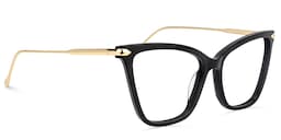 Hilary Butterfly Black Glasses1