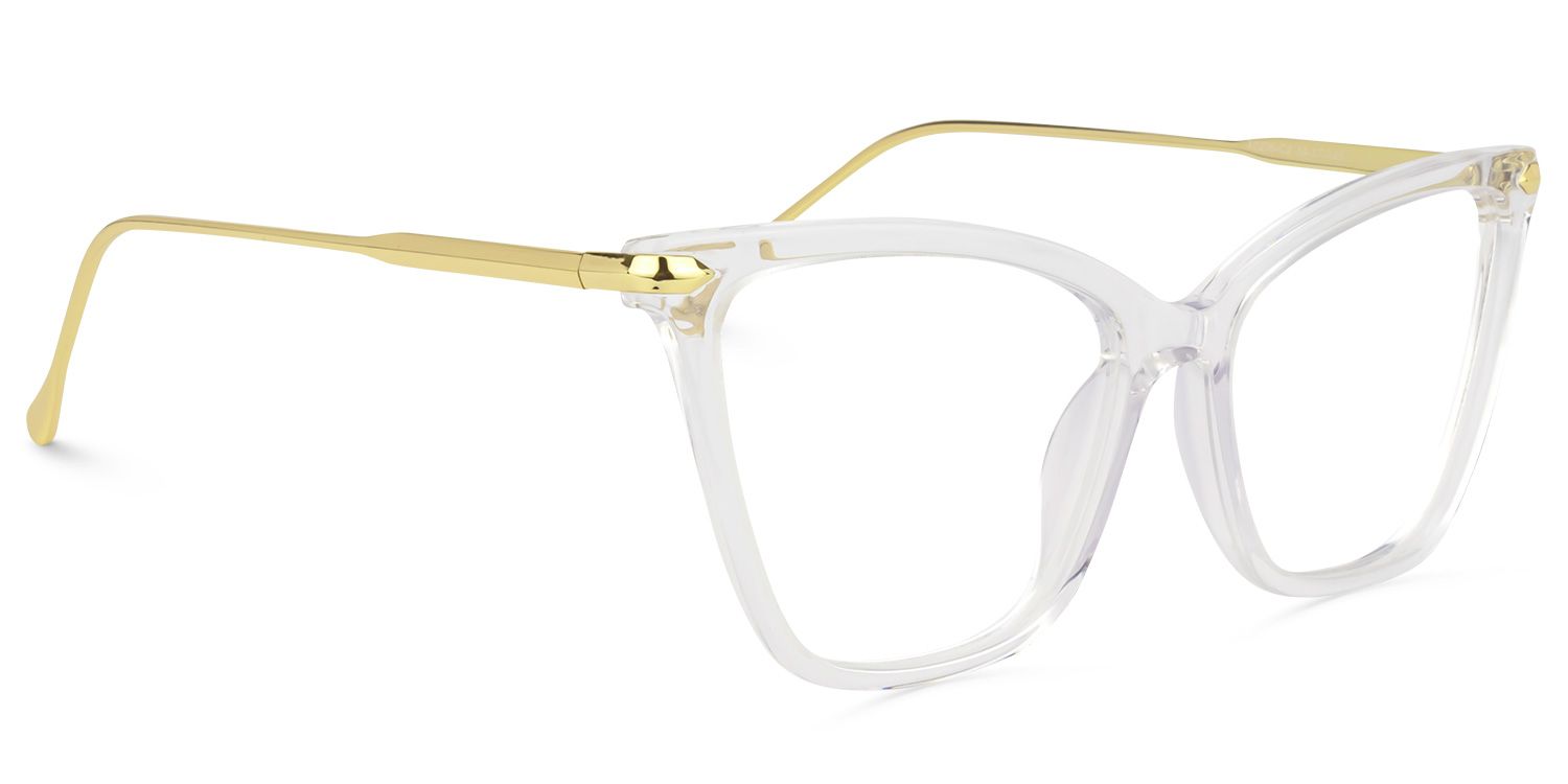 Hilary Butterfly Clear Glasses | Zeelool Glasses2