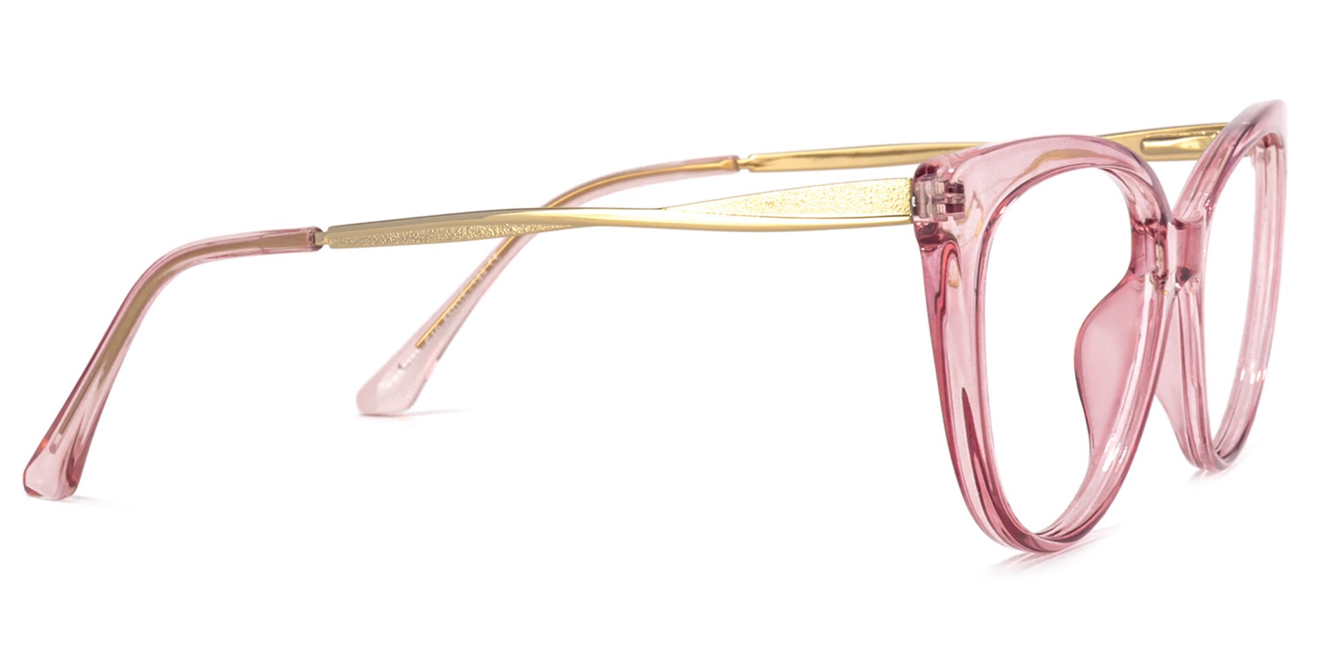 Marcus Cateye Pink Glasses | Zeelool Glasses3
