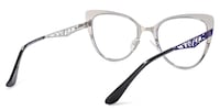 Eileen Cateye Blue Glasses4