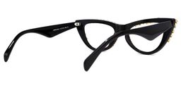 Lawal Cateye Black Glasses2