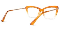 Juliet Cateye Orange Glasses3