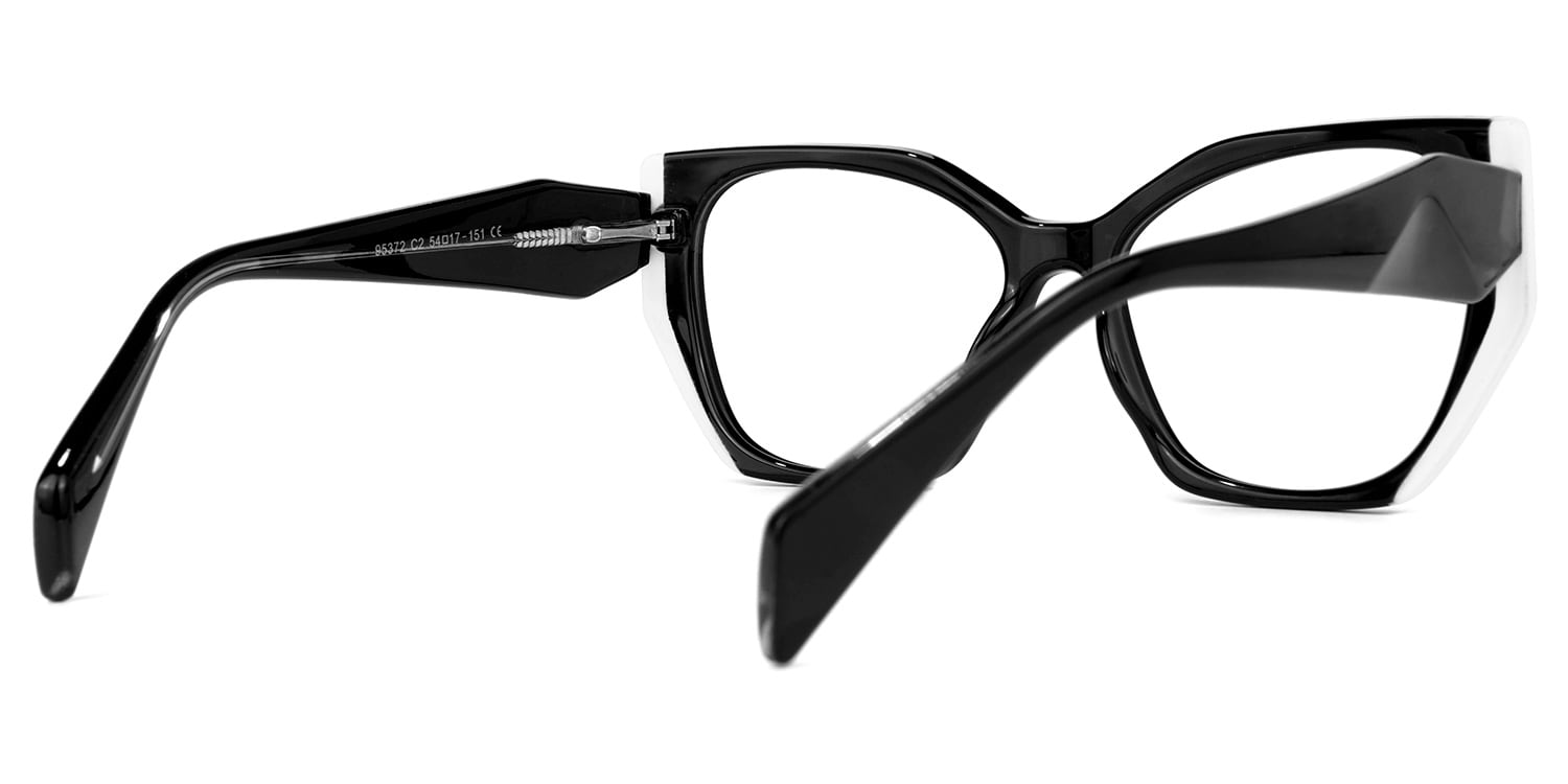 ピエール ルグラン 【フレームサイズ  32×26cm】 Phelts Geometric Black Glasses | Zeelool Glasses