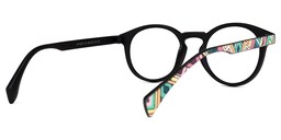 Street-Artist Round Pink-Floral Glasses3