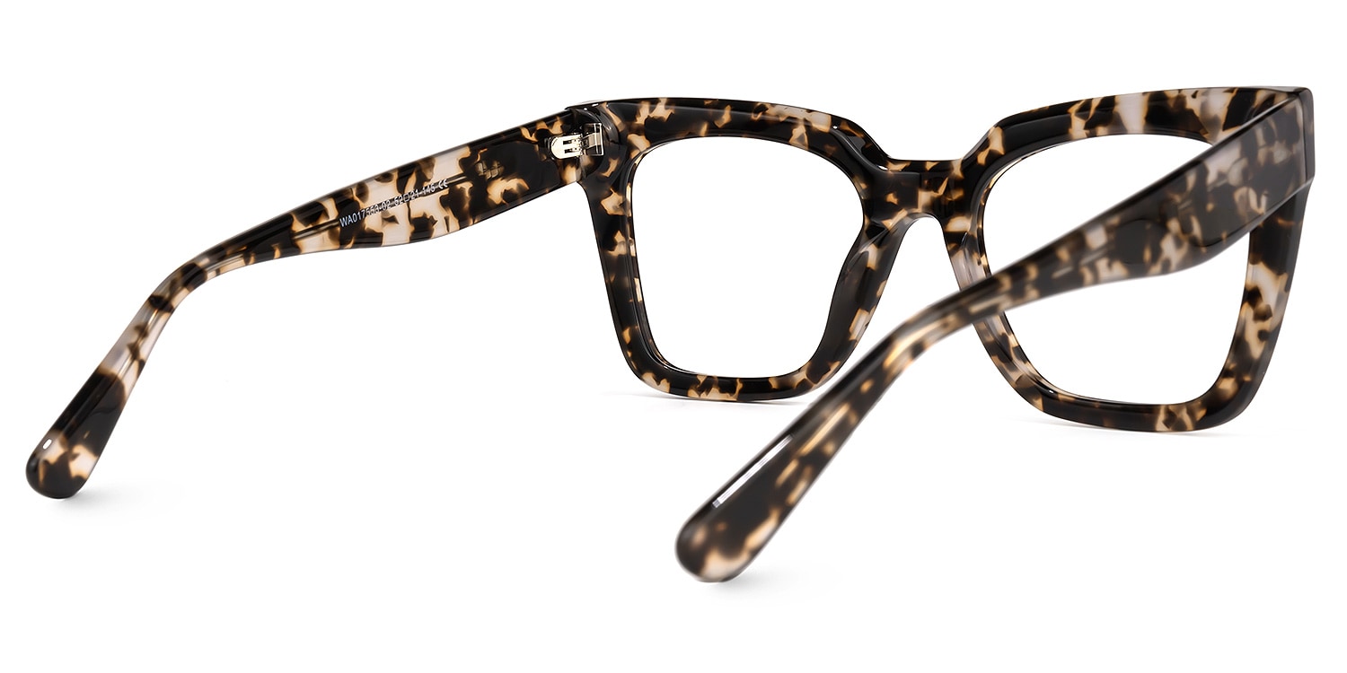 Kathya Square Light-Tortoise Glasses | Zeelool Glasses