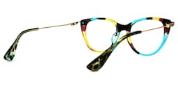 Clement Cat Eye Floral Glasses3