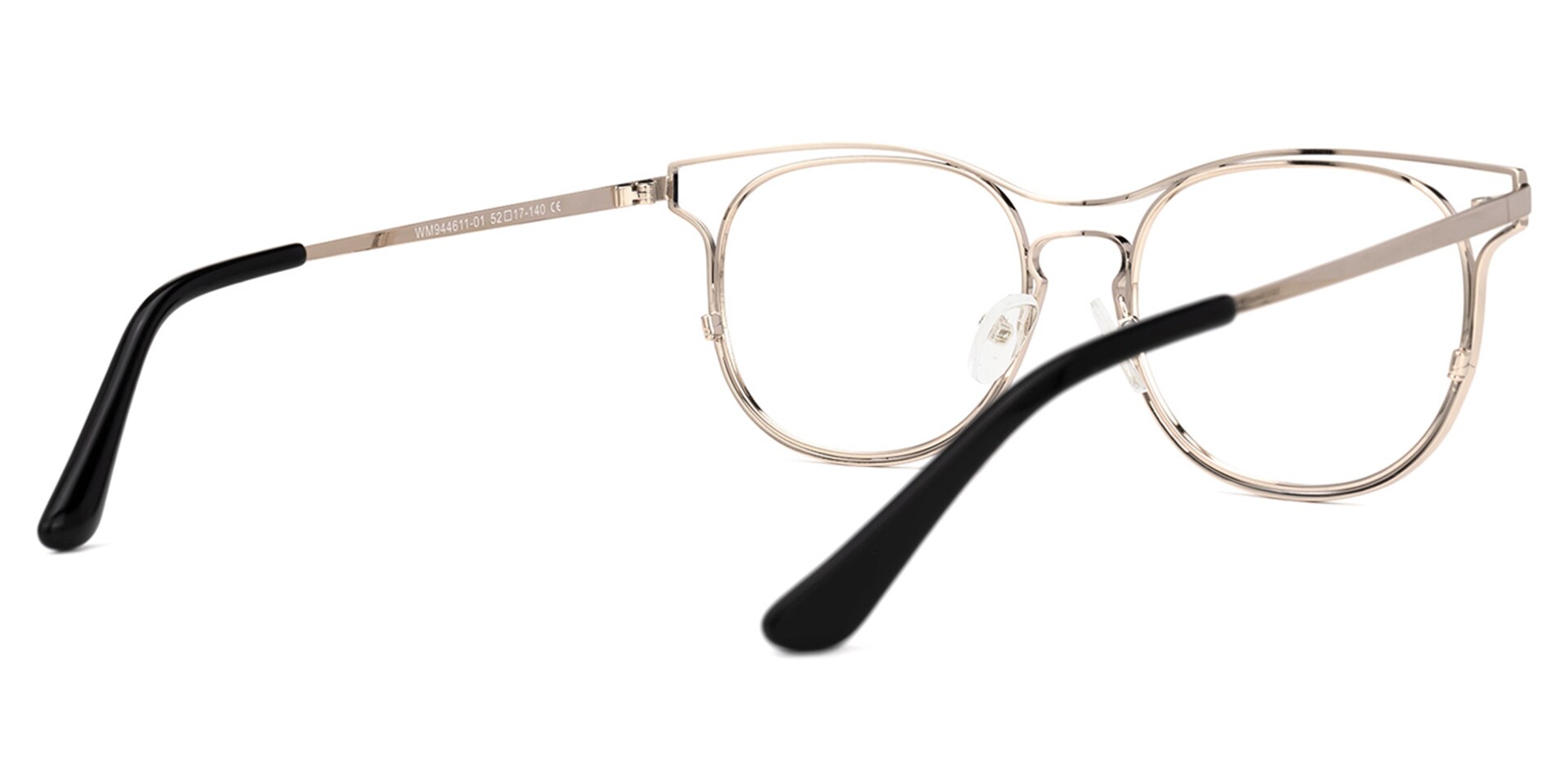 Chasity Oval Gold Glasses | Zeelool Glasses3