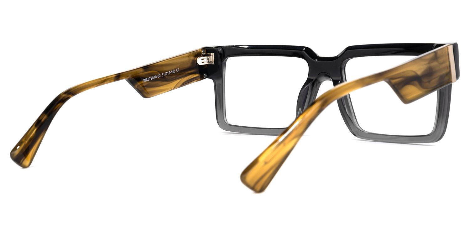 Palacious Square Two-Tone Glasses | Zeelool Glasses3