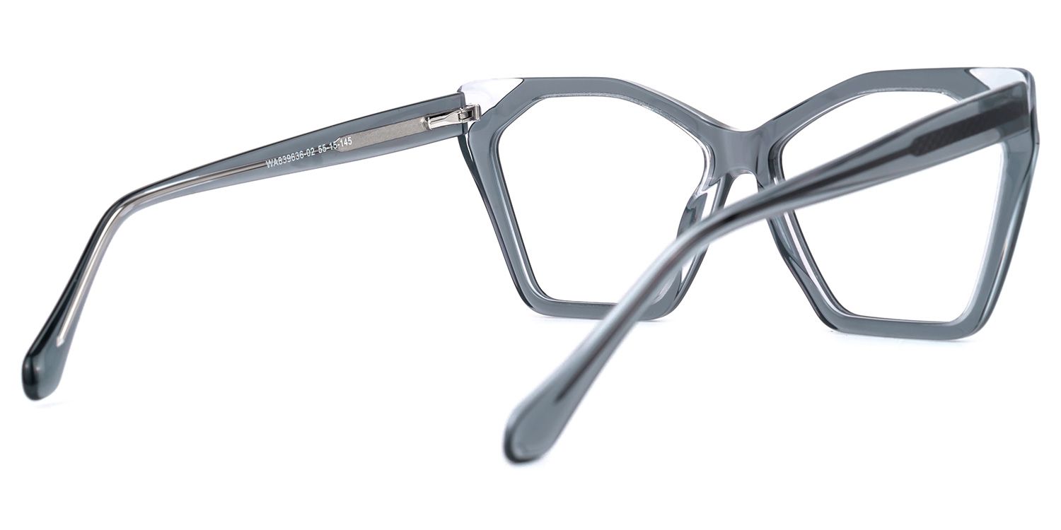 Sprouse Cateye Gray Glasses | Zeelool Glasses3