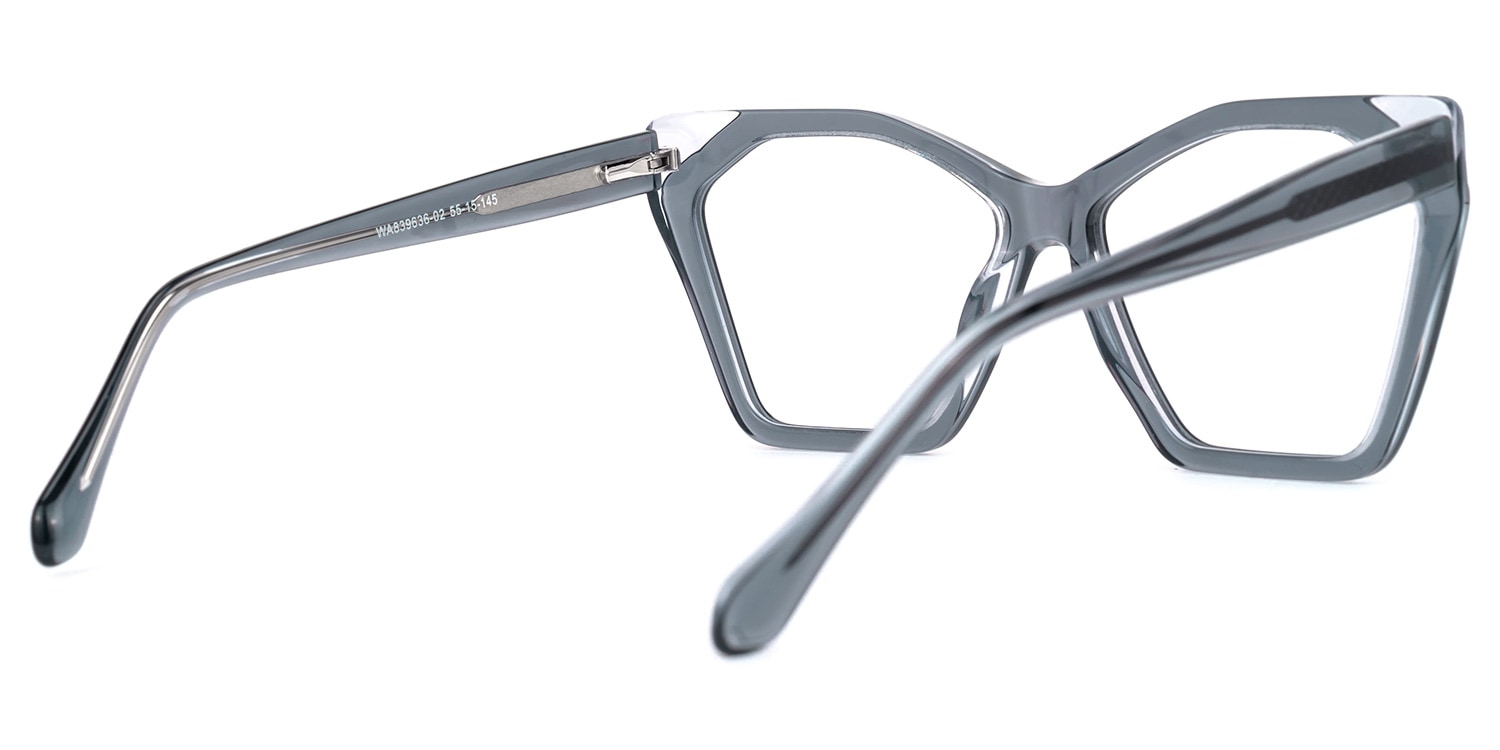 Sprouse Cateye Gray Glasses3