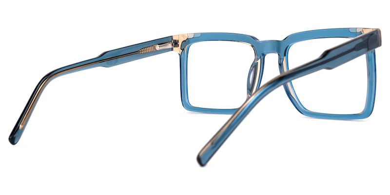 Kaylaa Square Blue Glasses | Zeelool Glasses3