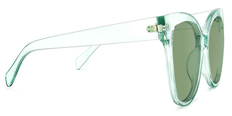 Mario Cateye Green Sunglasses | Zeelool Glasses3