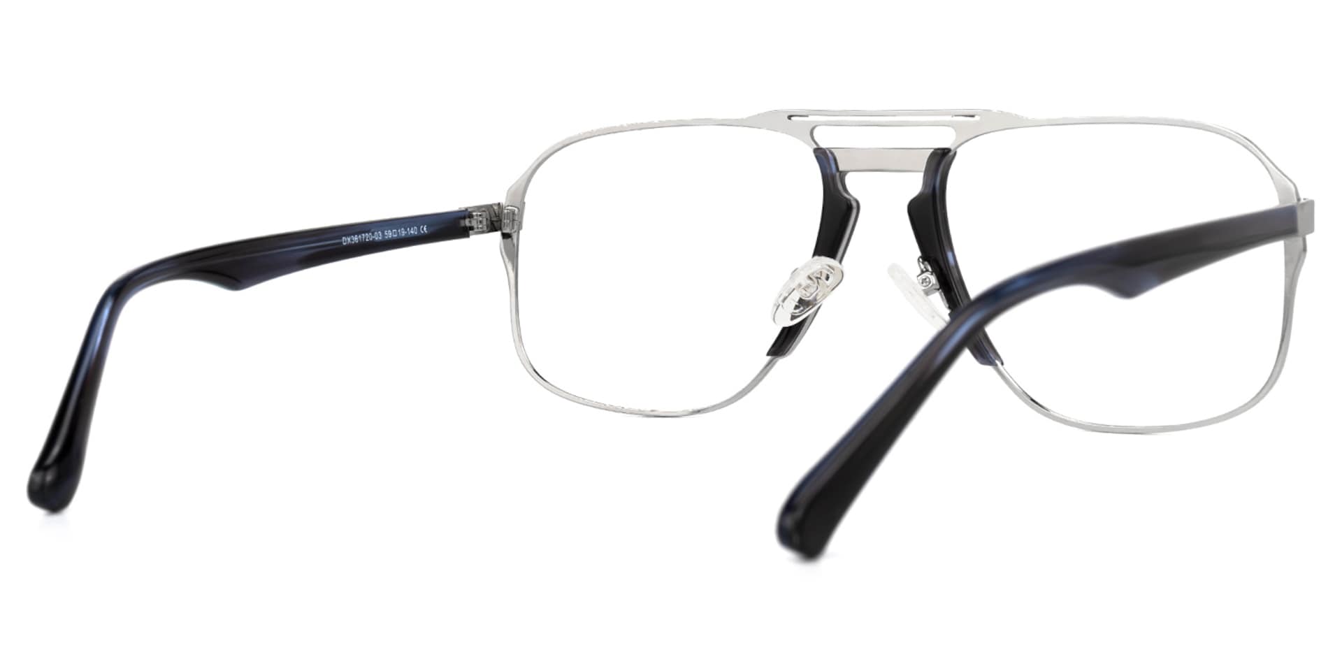 Mobilia Aviator Blue Glasses | Zeelool Glasses3