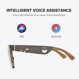 Boman Square Brown Bluetooth Sunglasses4