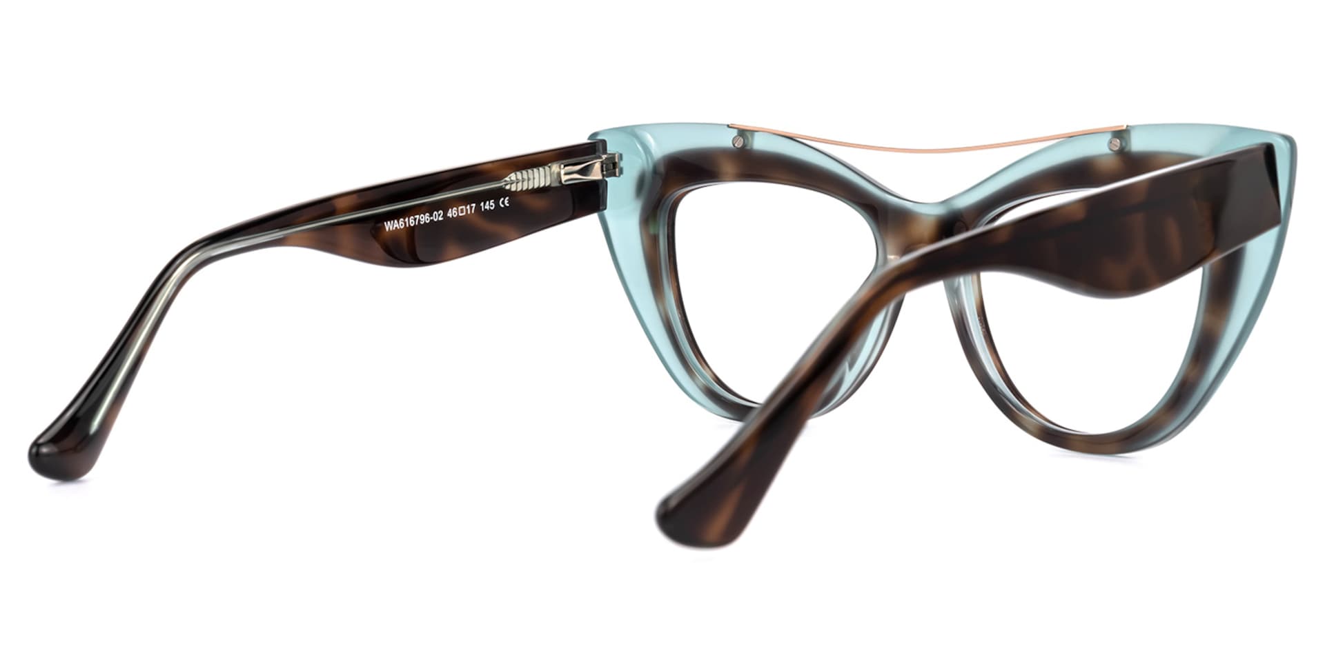 Poutch Cateye Blue Glasses | Zeelool Glasses3