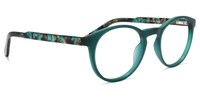 Fowler Round Dark-Green Glasses2