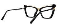 Jelena Cateye Black Glasses3