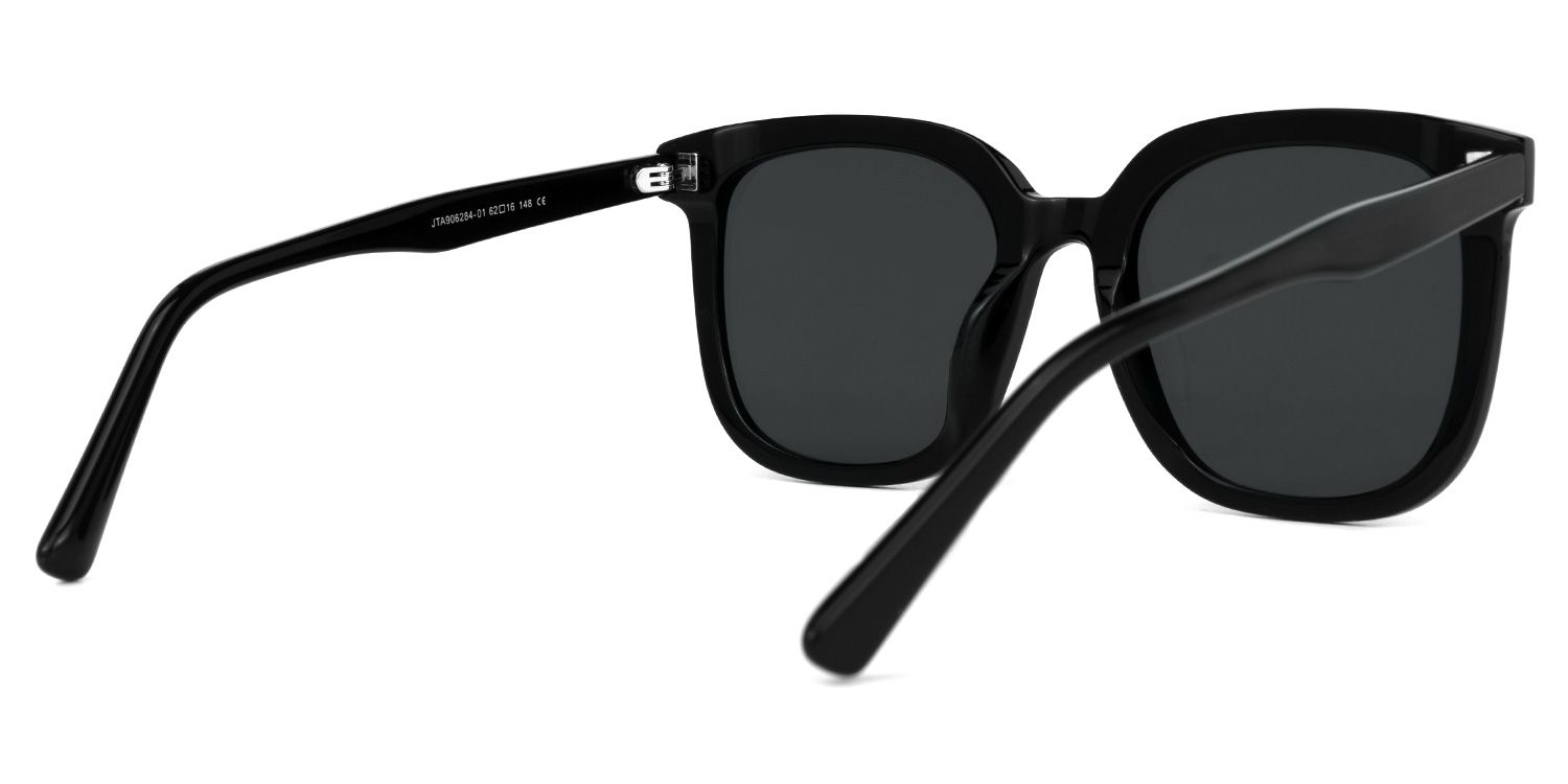 Medo Square Black Sunglasses | Zeelool Glasses