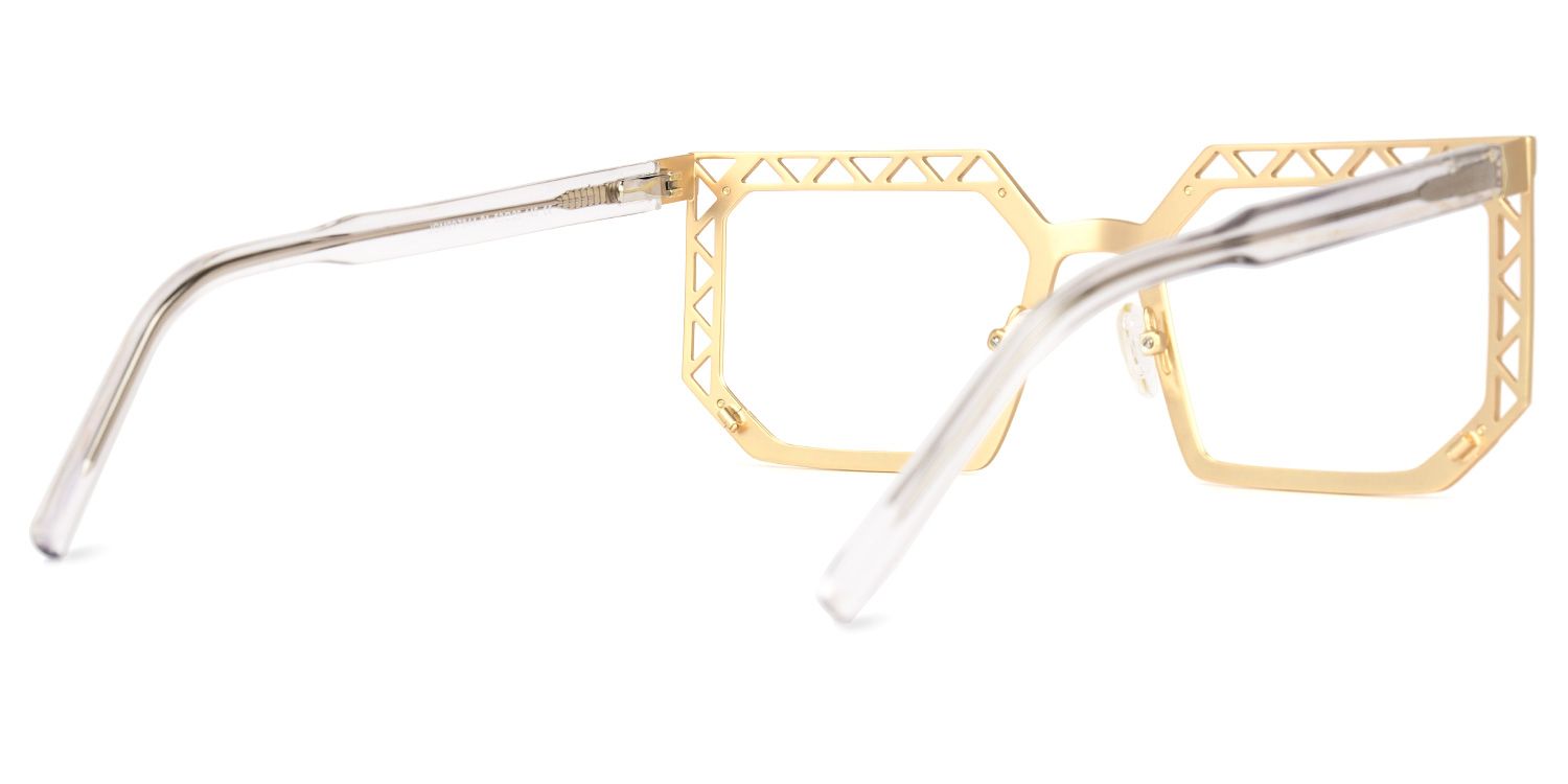 Adorno Square Gold Glasses | ZEELOOL Canada3