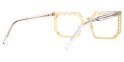 Adorno Square Gold Glasses3