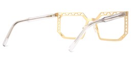 Adorno Square Gold Glasses3