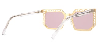 Adorno Square Gold Sunglasses3