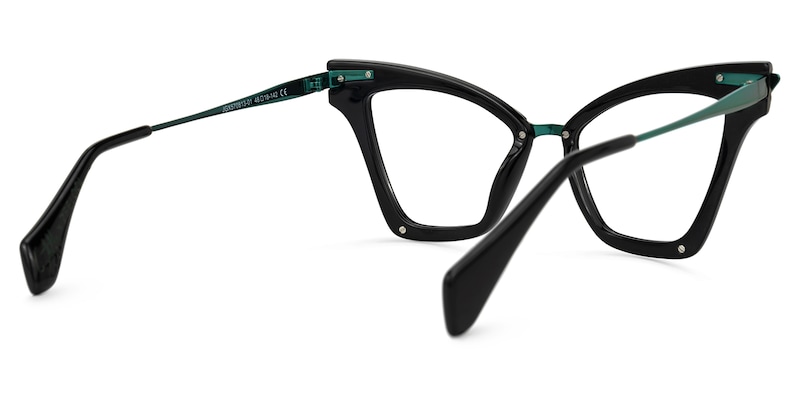 Stella Cateye Black Glasses | Zeelool Glasses3