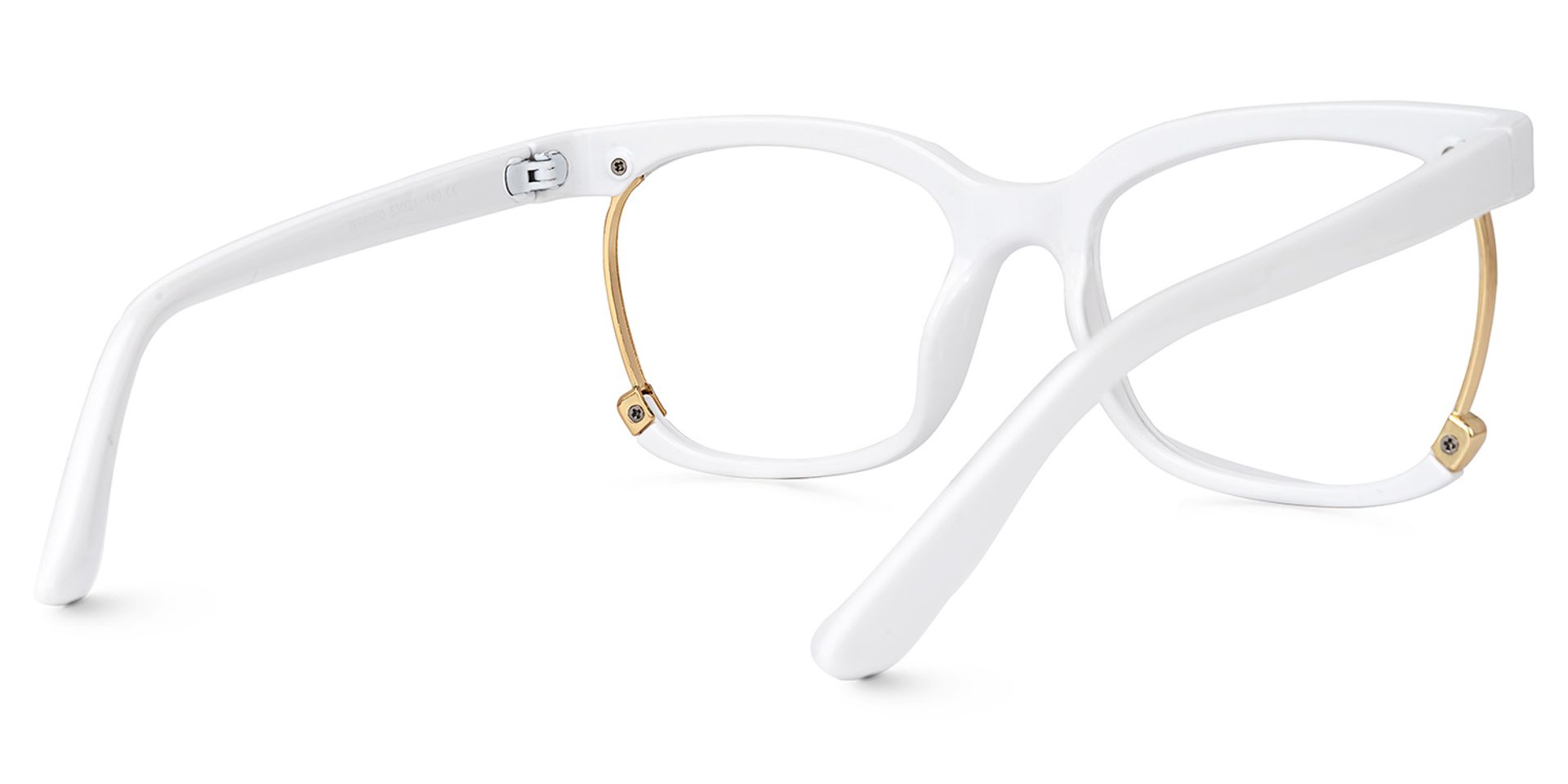 Obando Square White Glasses | Zeelool Glasses3