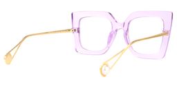 Qatar Square Light-Purple Glasses3