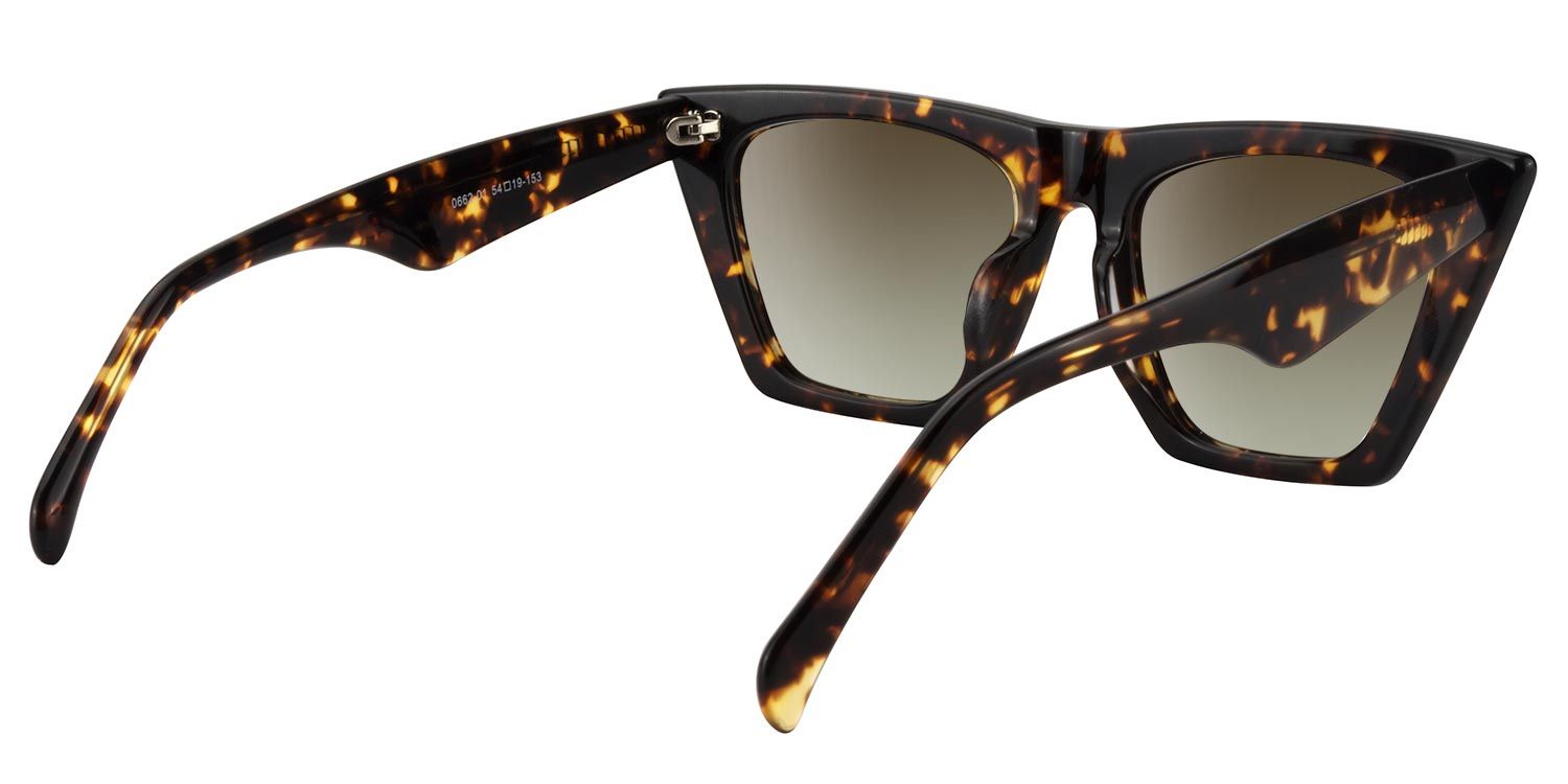 Cecile Cat Eye Tortoise Sunglasses | Zeelool Glasses3