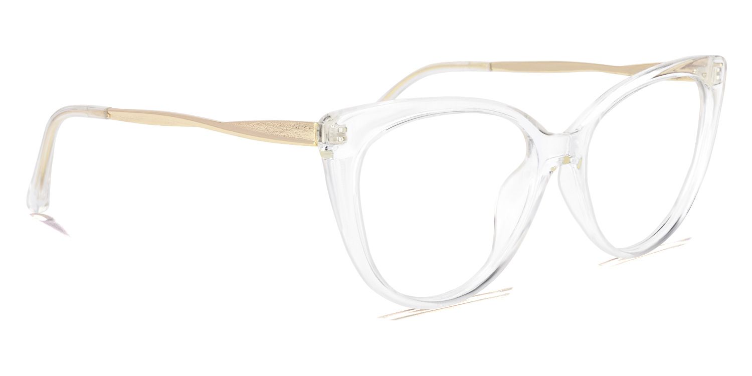 Marcus Cateye Clear Glasses | ZEELOOL Canada2
