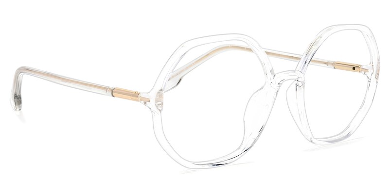 Noelle Geometric Crystal Glasses | Zeelool Glasses2