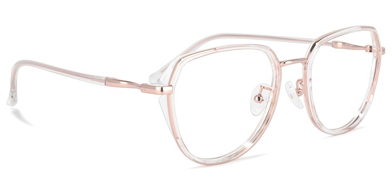 Nash Geometric Crystal Glasses | Zeelool Glasses2