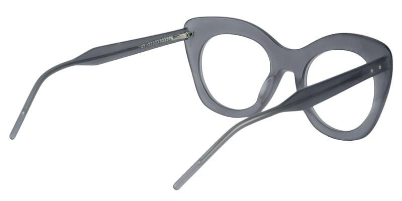Cat-eye Gray Glasses | Zeelool Glasses4