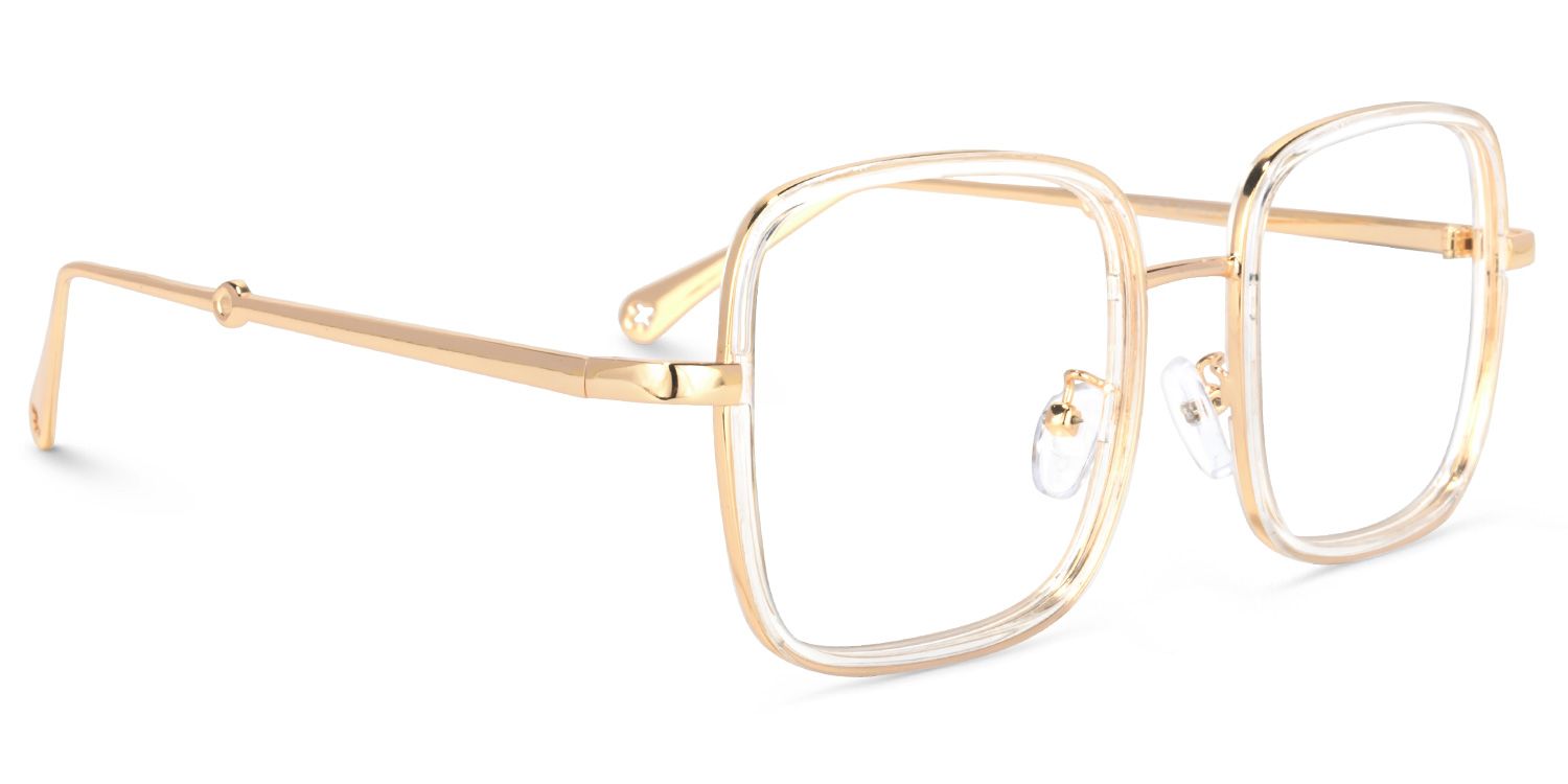 Ozzy Square Clear Glasses | Zeelool Glasses2