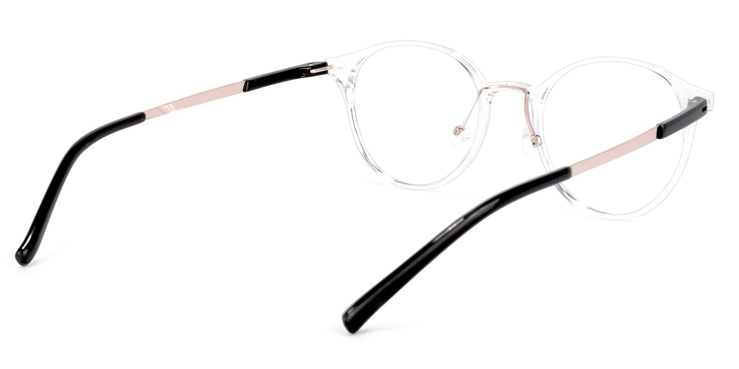しらたま Street-Artist Round Colorful Frame Glasses | Zeelool