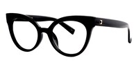 Miya Cateye Black Glasses2